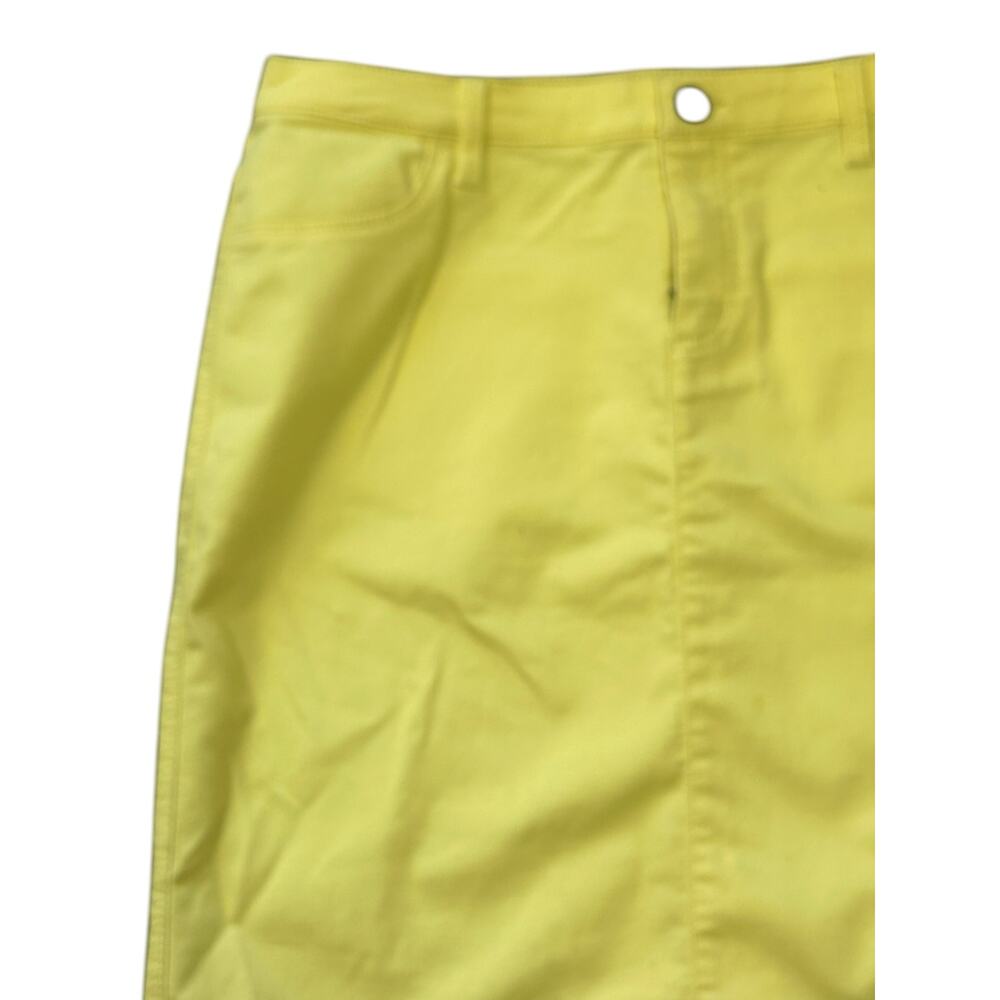 Style & Co Yellow Malibu Skirt – Size 12 – NWT – Premium Stretch - Picture 9 of 12